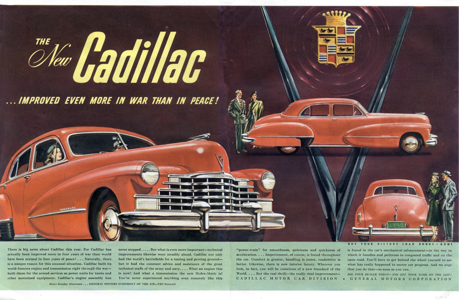 1946 Cadillac Auto Advertising